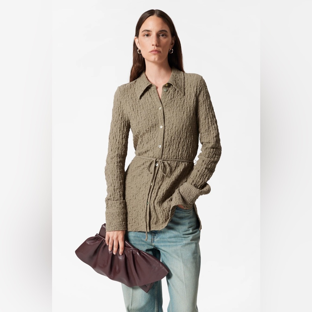 & Other Stories Textured Shirt